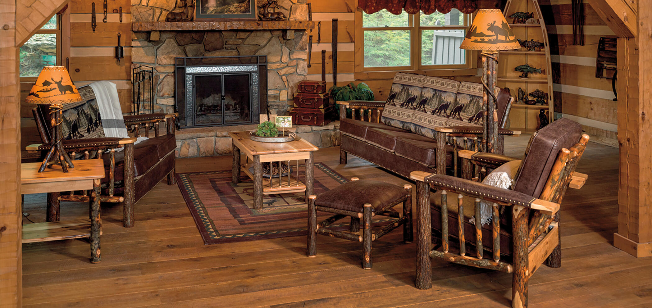 Rustic Living Room Furniture – Northeast Retail Availability Rustic Amish‑crafted hickory furniture available through trusted retailers in CT, RI, MA, VT, NH, ME, and NY. Customizable solid‑wood bedroom, dining, and living room pieces built for cabin, lodge, and rustic‑modern homes.
